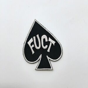 FUCT Streetwear Iron On Patch Vintage 1990's Embroidery Skateboarding Cali